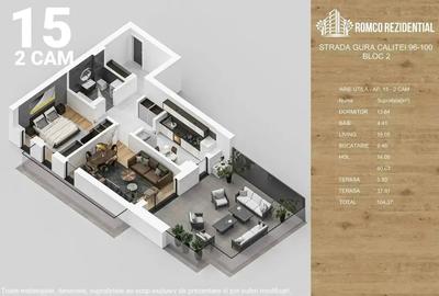 2 camere nZEB cu terasă | Panouri Fotovoltaice | Pompă de Căldură | N.Teclu - 2