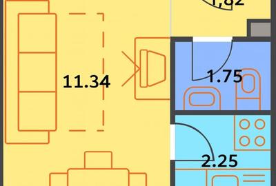 Titan, Postavarul | Garsoniera | Metrou 10min | Necesita Renovare - 1