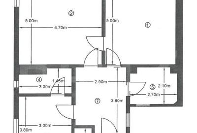 Apartament 3 camere, 77 mp, zona Hotel Napoca - 6