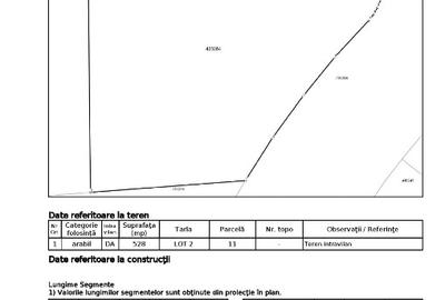 Teren Construcții intravilan de 528 mp, în Săcălaz - 2