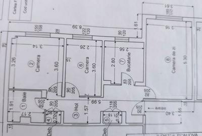 Apartament cu 2 camere decomandat în Central - 1
