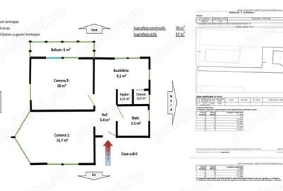 Apartament cu 2 camere decomandat în Bulgaria - 2