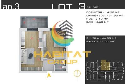 De vanzare, apartament de tip Studio in zona noua din Pallady - 2