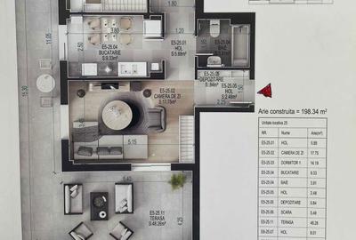 Apartament cu 4 camere decomandat în Cățelu - 7