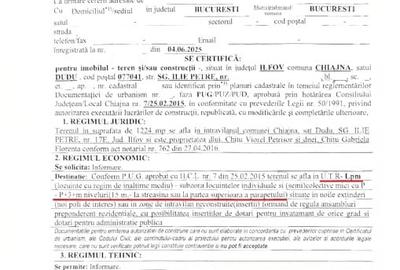 Teren  1.992 mp Chiajna Militari Residence-Str. Ilie Petre, ideal bloc P+3 - 3