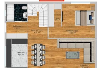 CASA INDIVIDUALA DRUMUL FERMEI, TOATE UTILTATILE, SMART, NOU, COMIS 0% - 9