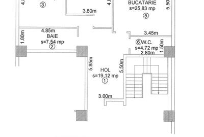 Apartament 3 camere - 2 bai - 92 mp - et. 3 - Mihai Viteazu Apartament 3 camere - 2 bai - 92 mp - et. 3 - Mihai Viteazu - 11