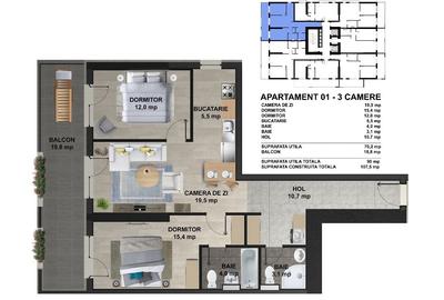 Apartament NOU pe malul lacului Fundeni SUN LAKE RESIDENCE - 1