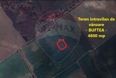 Teren agricol intravilan de 4782 mp, în Est