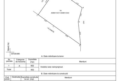 Teren Construcții intravilan de 952 mp, în Tomis Nord - 1