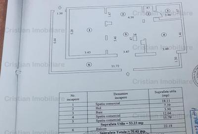 Spatiu comercial 75mp PE COLT 3 camere zona Progresu-Vidin - 10