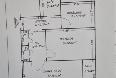 Apartament cu 2 camere decomandat în Titan - 7