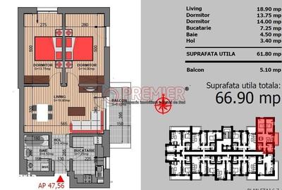 Apartament cu 3 camere în Berceni - 4