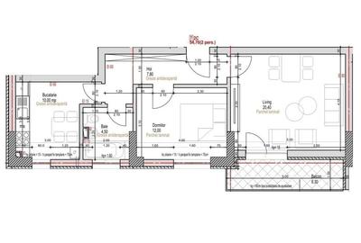 Apartament 2 Camere Decomandat Sector 4 Grand Arena 61Mp - 1