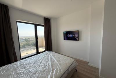 Apartament cu 2 camere semidecomandat, mobilat în Km 5 - 29