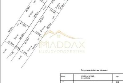 Teren Construcții intravilan de 904 mp, în Nord