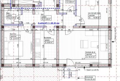 Apartament 3 camere, decomandat – 81 mp utili - 70 mp gradina, zona Planetelor - 1