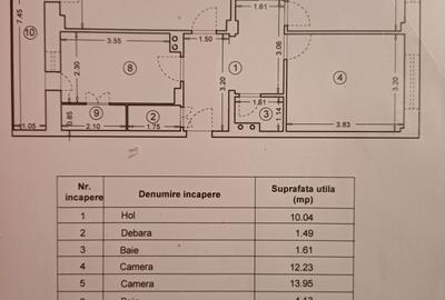 Apartament cu 3 camere decomandat în Central - 8