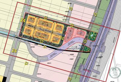Teren de 1153 mp, în Central