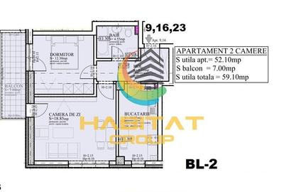 Apartament cu 2 camere decomandat în Theodor Pallady - 2