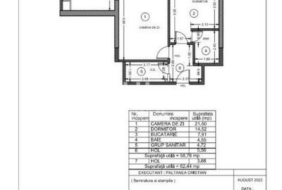 Apartament 2 camere 59MP | Baneasa | Mobilat si utilat | Bloc nou 2022 | - 18