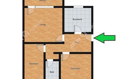 Apartament cu 3 camere decomandate in zona Mihai Viteazu in Sibiu - 10
