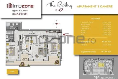 Apartament cu 3 camere decomandat în Valea Oltului - 1