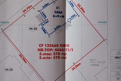 Casă cu 2 camere cu Teren 578 Mp în Central - 1