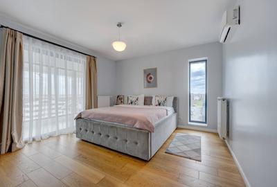 Penthouse cu 4 camere semidecomandat, mobilat în Militari - 12