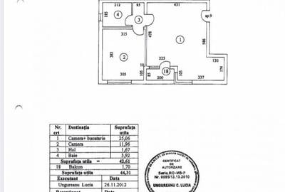 Apartament cu 2 camere semidecomandat în Apusului - 2