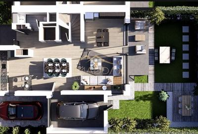 Casă individuală cu 6 camere cu Canalizare în Pipera - 49