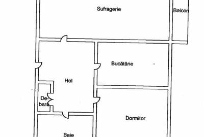 Apartament 2 camere decomandat - str.Babadag -54 mp! - 1