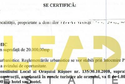 Comision 0%, Teren Extravilan superb, Cheile Rasnoavei - 3