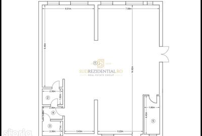 Spațiu comercial, de 187 mp, în Central - 1