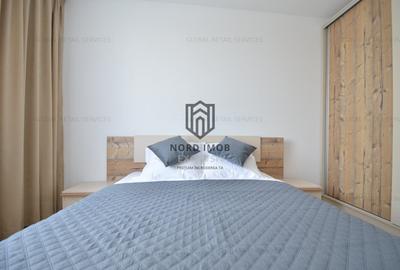 Apartament cu 3 camere semidecomandat, mobilat în Băneasa - 2