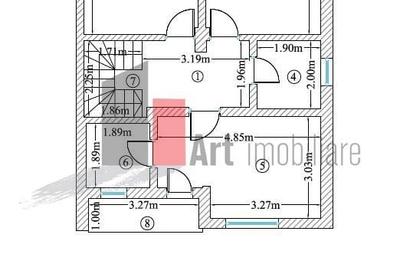 Duplex cu 4 camere cu Teren 300 Mp în Exterior Est - 3