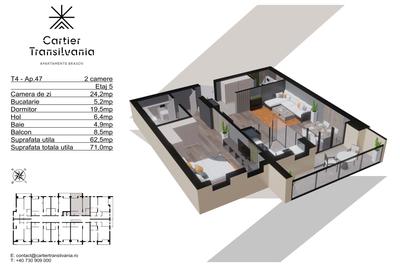 TRANSILVANIA RESIDENCE- CARTIER TRANSILVANIA, APARTAMENT 2 CAMERE - 14