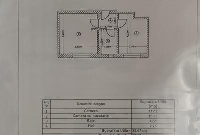 Garsoniera 2 camere 35,67mp demisol Pope?ti-Leordeni drumul Fermei - 6