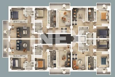 Apartament 3 camere in Mioveni | Bloc Nou | Comision 0% - 6