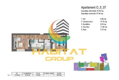 Apartament cu 2 camere în Vitan - 5