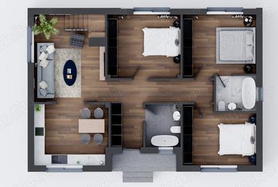 Casă cu 4 camere cu Teren 400 Mp în Balotești - 14