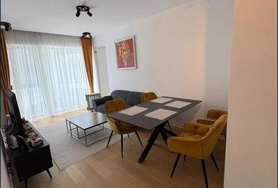Apartament cu 2 camere semidecomandat, mobilat în Pipera