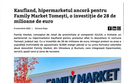 Teren de 1400 mp, în Tomești - 5