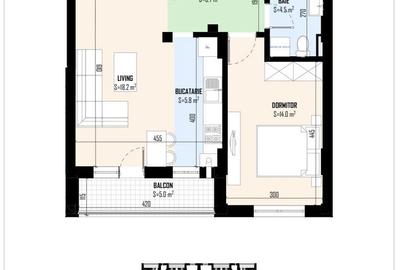 Apartament cu 2 camere în Est - 7