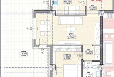 Apartament 3 camere, 61 mp, cu terasa de 91 mp, plata la dezvoltator, Suceava
