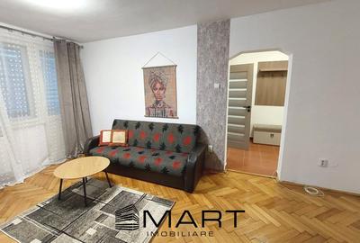 Apartament cu 2 camere semidecomandat, mobilat în Mihai Viteazul