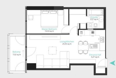 Floreasa | UP-site | 2 camere | 1 bedroom | Exclusive Project - Floreasca - 6