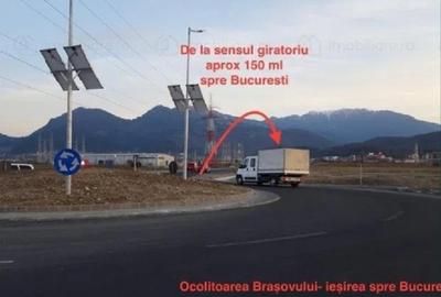 Ofertă! Teren Brașov 1534 mp direct la șosea ocolitoare ieșirea spre București - 5