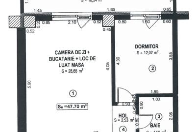 Apartament cu 2 camere semidecomandat, mobilat în Torontalului - 15