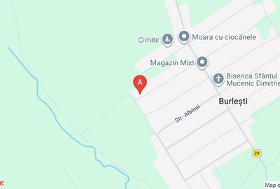 Teren agricol intravilan de 2100 mp, în Burlești - 1